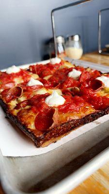 Packard Pepperoni Pizza add goat cheese