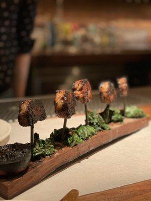 Duroc Pork Belly Lollipops