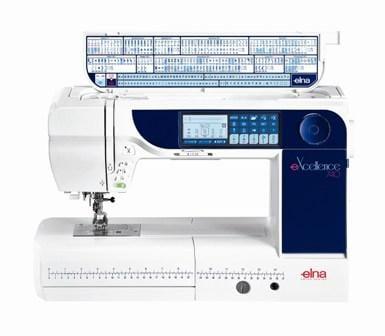 The Elna Excellence 760 with dual feed and 11'' of space is the ideal gift for any quilter.