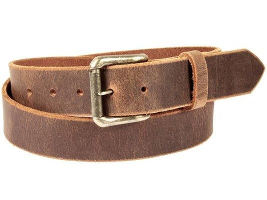 We offer handmade, custom-fit leather belts in a variety of colors and widths. Come on down and check em'out.