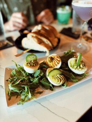 Deviled egg flight