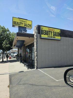 Street view of Victoria's Beauty Salon