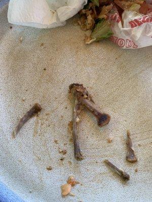 Be Careful: Srsly... there was a like a wishbone in my wrap.