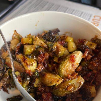 Caramelized Brussel sprouts