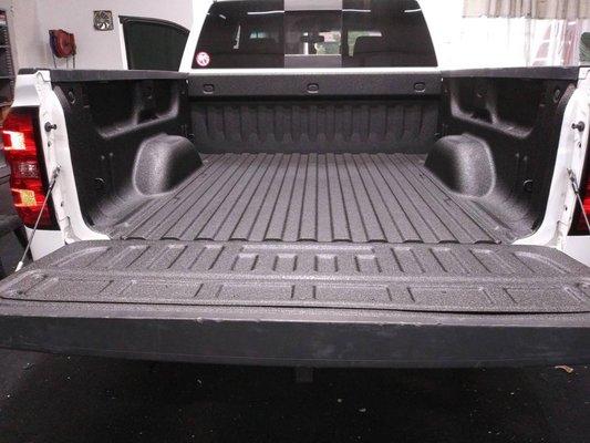 Truck bed rhino lined