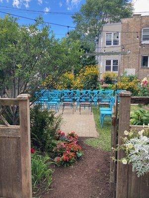 Seating for the ceremony