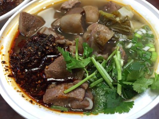 Mutton with skin vermicelli