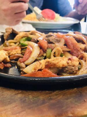 Fajitas for lunch! Amazingly good and service is always great.