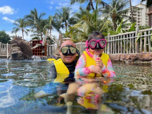 Masks l, fins, and snorkels from Scuba choice.