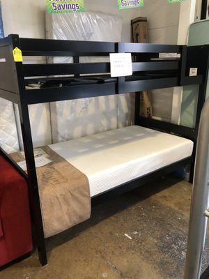 Twin/Twin wood bunk bed $350.00