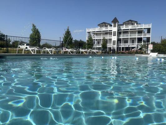 View from pool