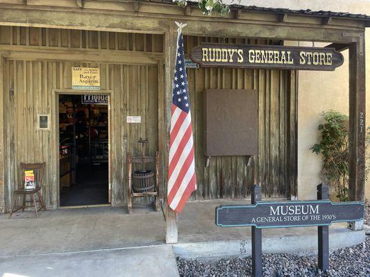 Ruddy's General Store front. Photo taken November 8th, 2024.