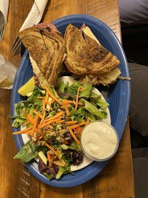 the RUBEN! with a house side salad!