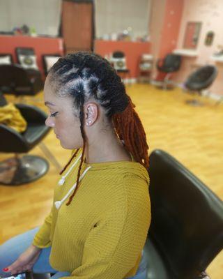 Dyed, washed, retwist and style