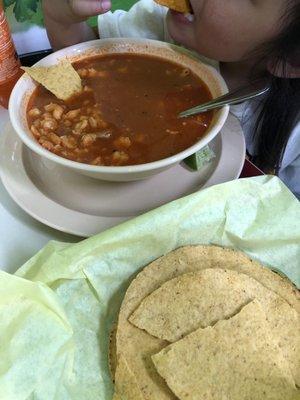 Pozole was very good !