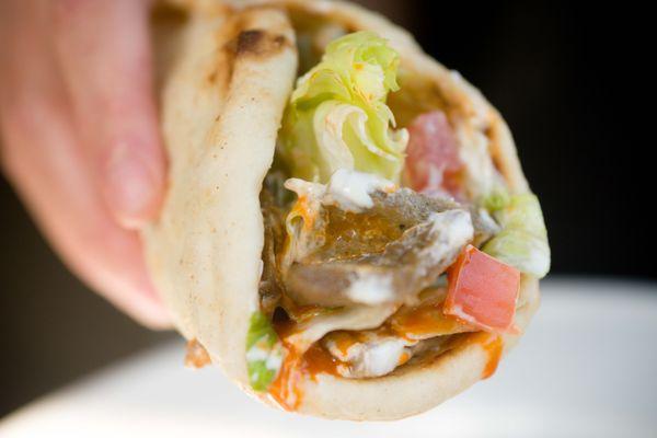 Delicious gyro wrap!