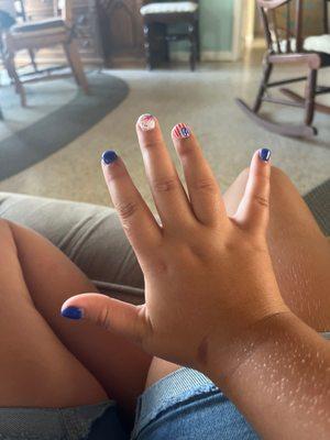 4 of July nails