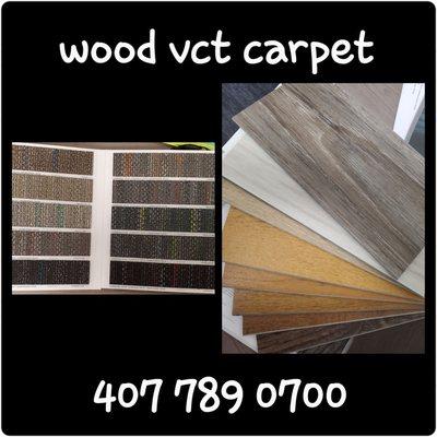 Commercial carpet and LVT