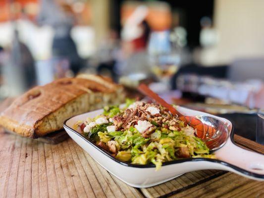 Shaved Brussels Sprouts. A great starter.