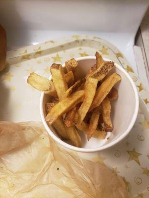 City Barbeque fries in a cup