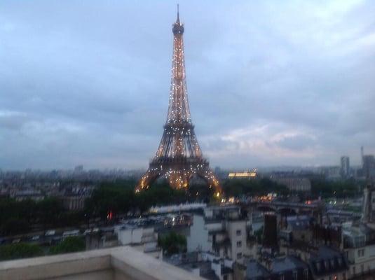 The Eiffel Tower, just twenty miles south of Evreux-Fauville, France.  Where our youngest Kristin was born while my husband was stationed.