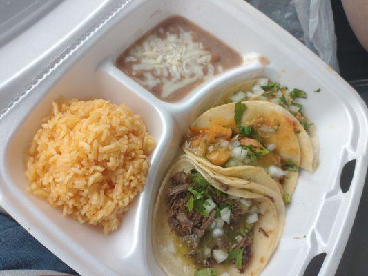 Taco plate.