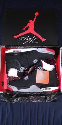 Air Jordan 4 "Bred" $200