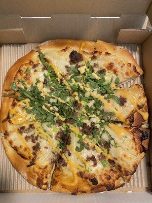 Korean BBQ pizza (small - thick crust)