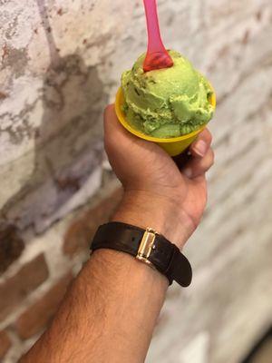 Pistachio gelato