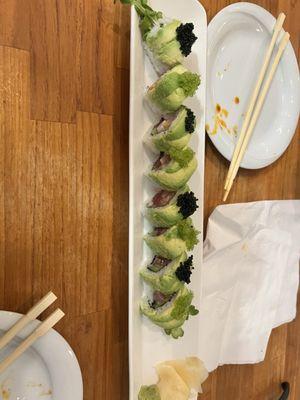 Kryptonite sushi roll