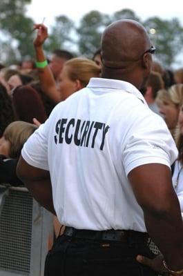 Providing security at a Golf Tournament