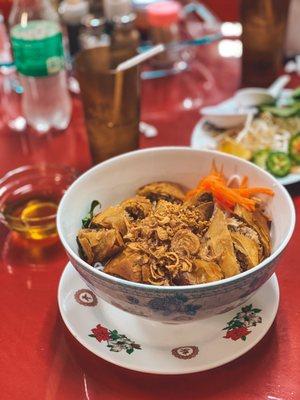 #35 vermicelli with vegetable and egg roll