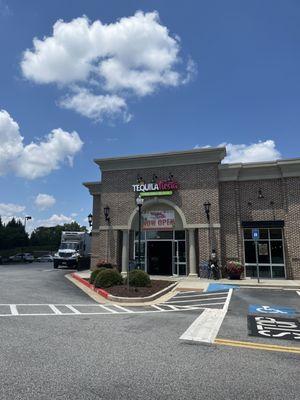 Front entrance of restaurant