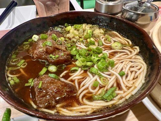 Beef noodle soup - on the sweeter side