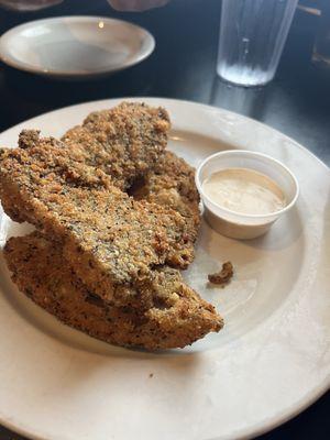 Fried mushrooms