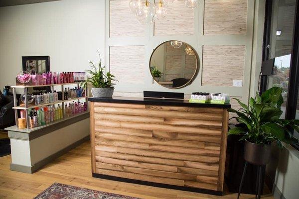 Epix Hair Studio's front desk