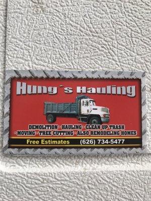 Hung’s Hauling