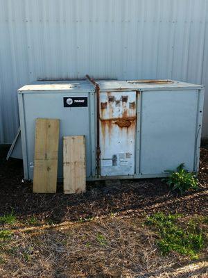 Old Unit before installation of  the New 10 Ton Gas Package Unit