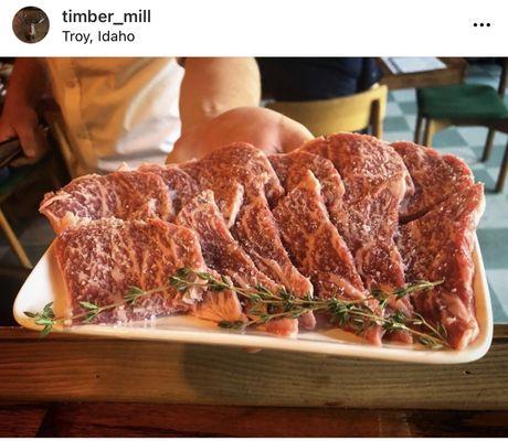 Snake River Farms tri tip (photo from their Instagram page)