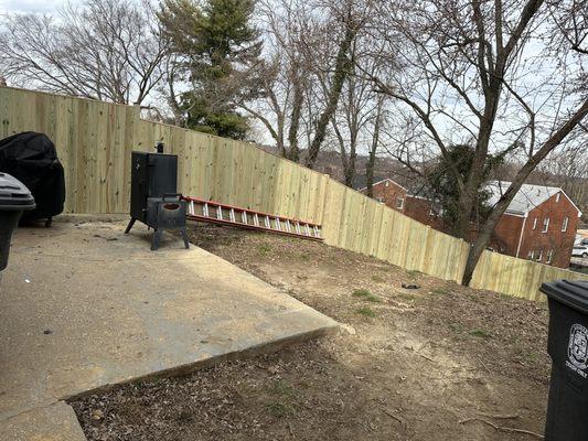 new fence and repair and interior and exterior painting and sheds and power wash