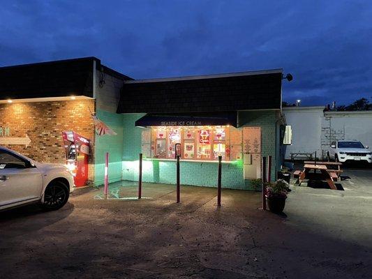 Storefront at Nighttime