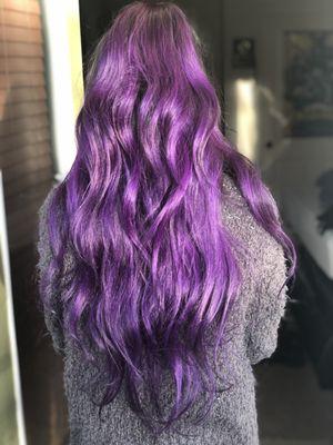 Love my purple hair!