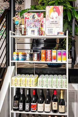 Bottleshop activation featured alcohol free craft beers, functional seltzers and vegan wines.