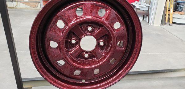 Powder Coating of Car Rims