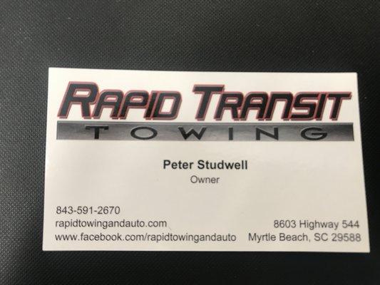 Rapid Transit Towing and Auto Repair