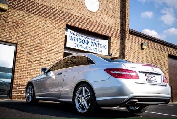 2014 Benz E550 coupe tinted 20%