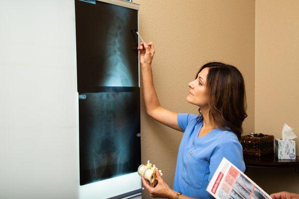 We go over x-rays with our patients, they deserve to understand their condition to make an informed decision.