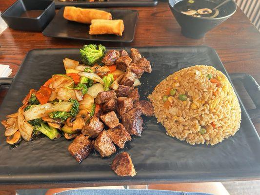 Hibachi steak meal