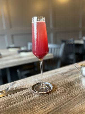 Mixed berry mimosa