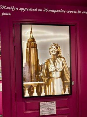 Marilyn Packing Tape Art @ The Marilyn Monroe Exhibition @ Ripley's Believe It or Not Hollywood!